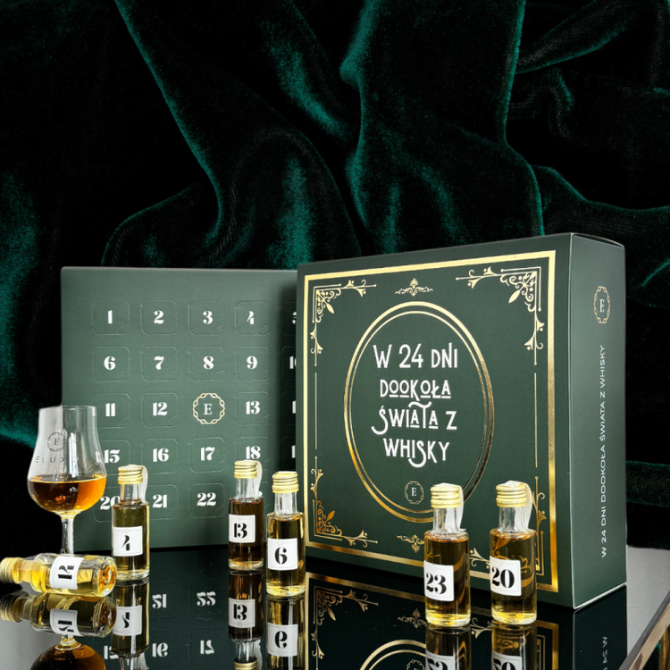 Kalendarz w 24 dni dookoła świata z whisky
