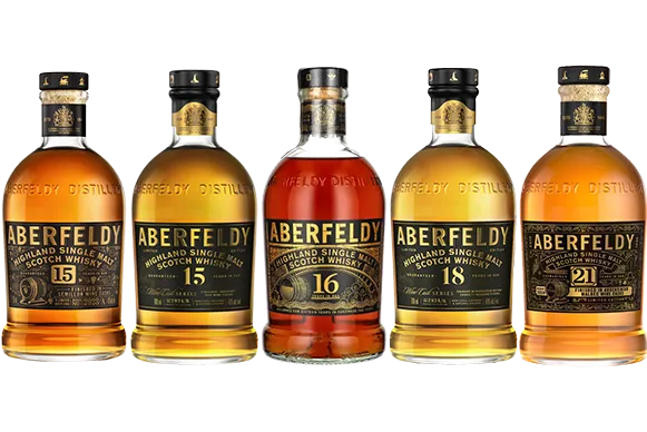 Premiera Aberfeldy Wine Cask Finish Collection - degustacja on-line